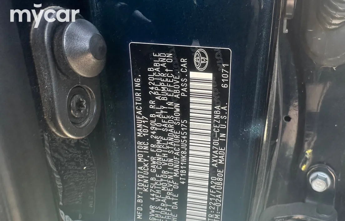 Toyota Camry 2017