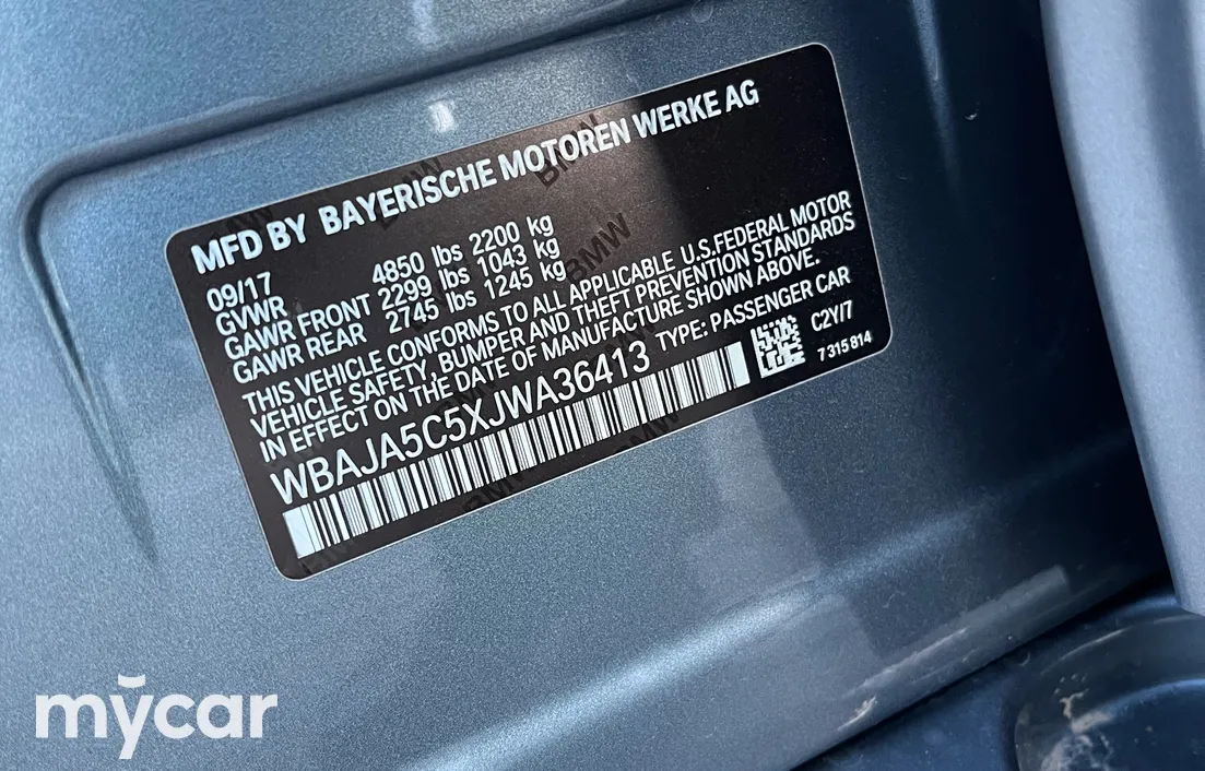 BMW 5 серия 2017