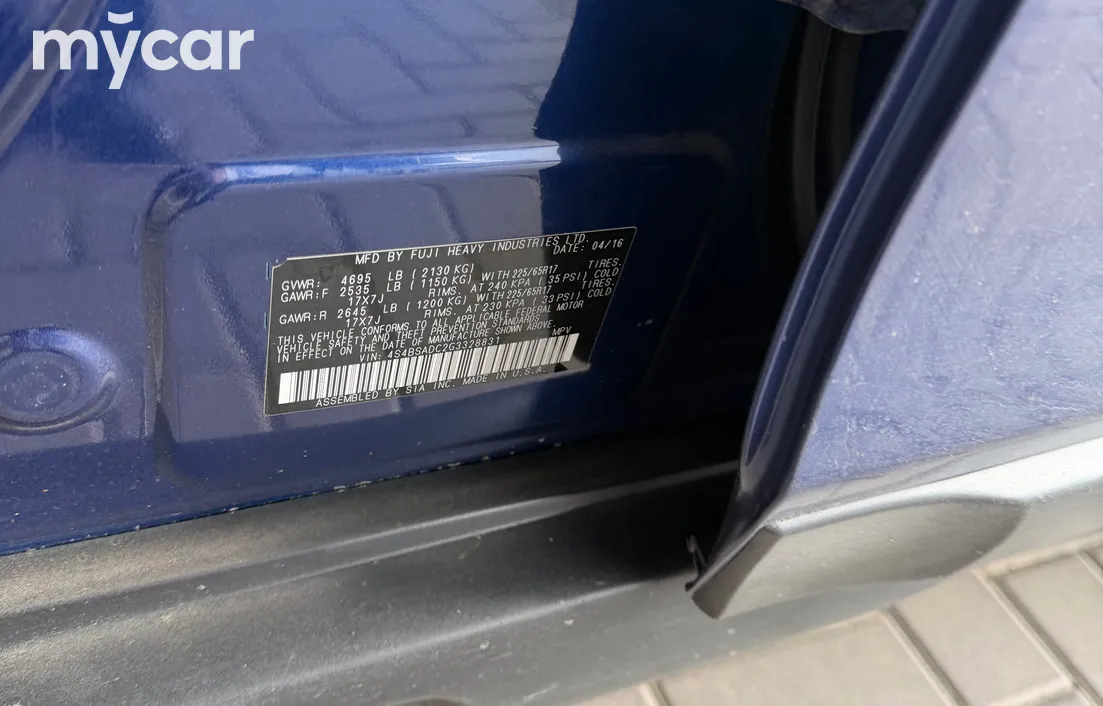 Subaru Outback 2016